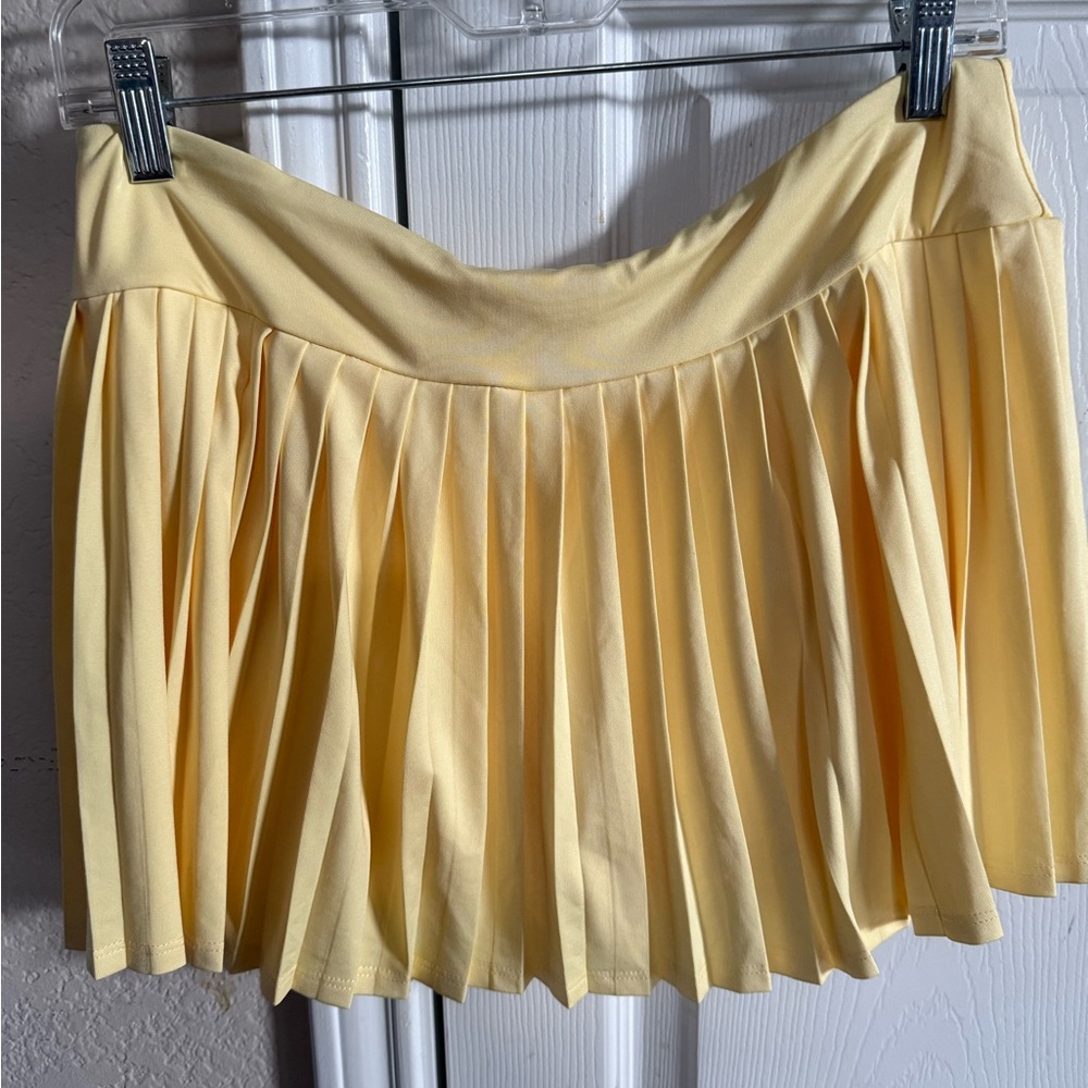Nordstrom bp yellow Pleated Skort M - Picture 6 of 6